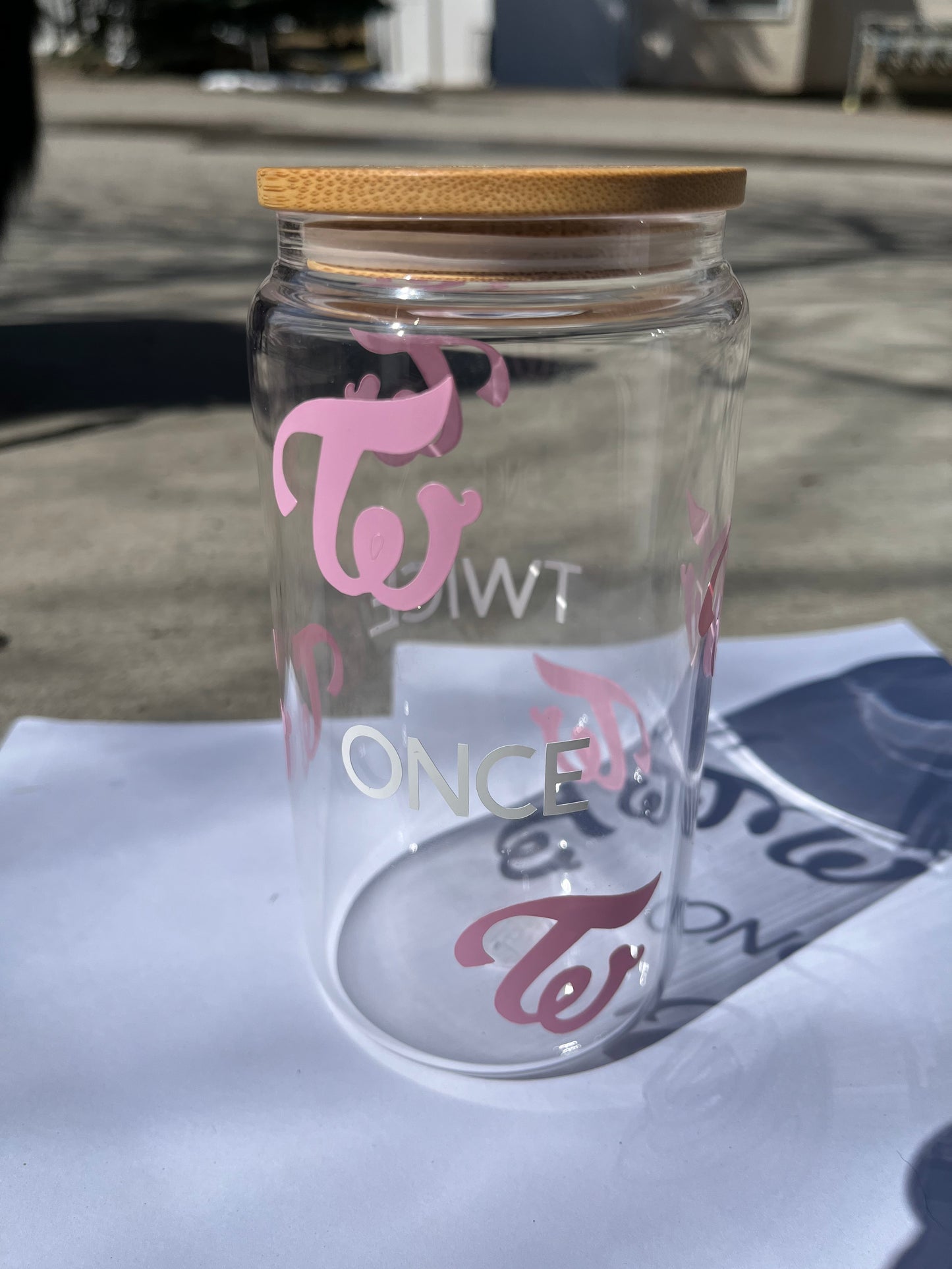 Twice Kpop Glass Cup