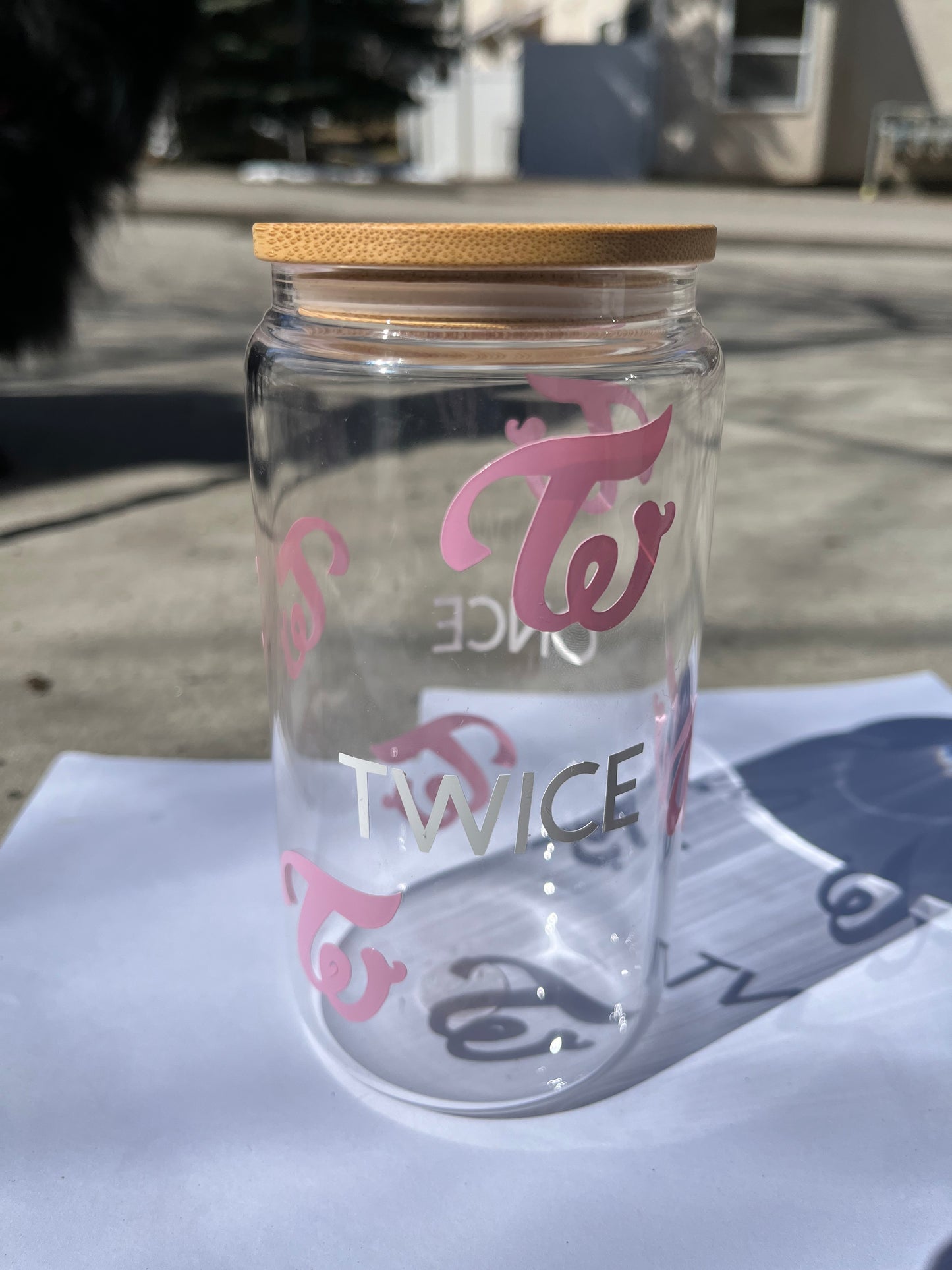 Twice Kpop Glass Cup