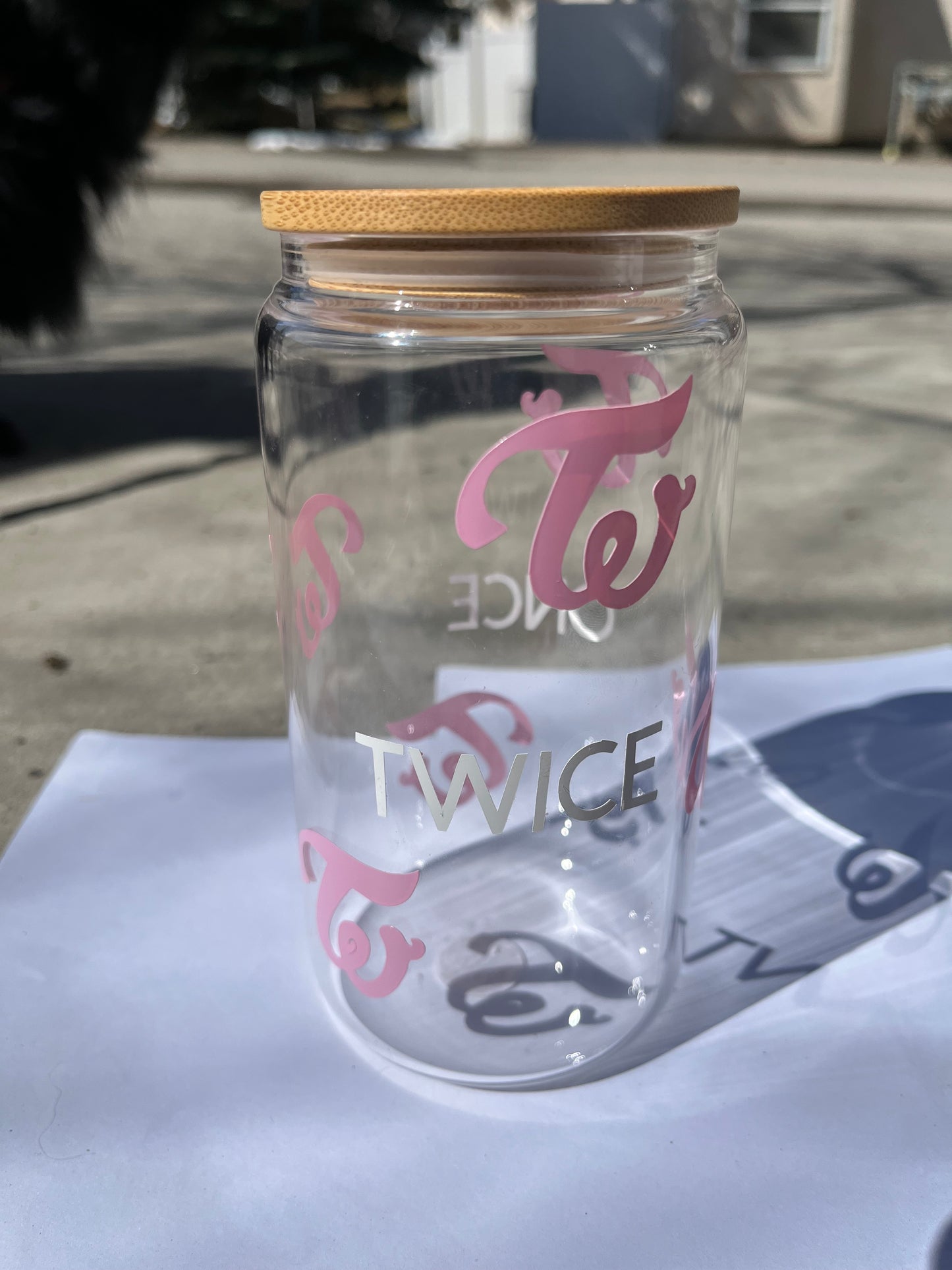 Twice Kpop Glass Cup