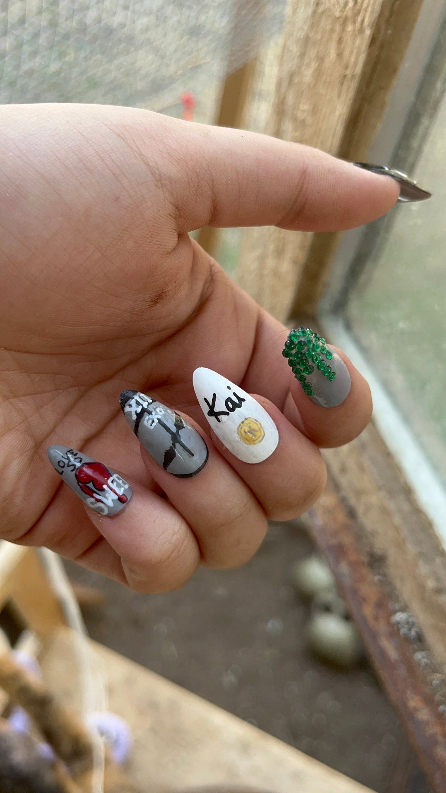 KPOP Exo "Cream Soda" Press On Nails