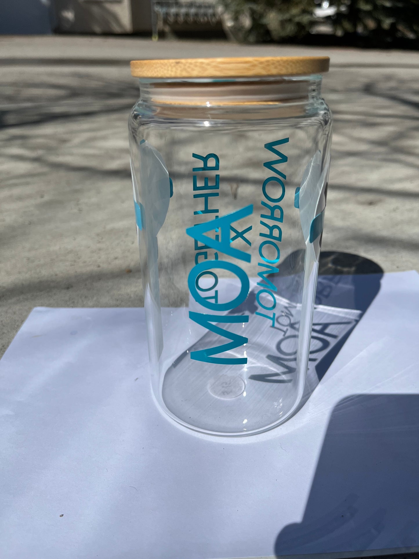 TXT Lightstick Kpop Glass Cup