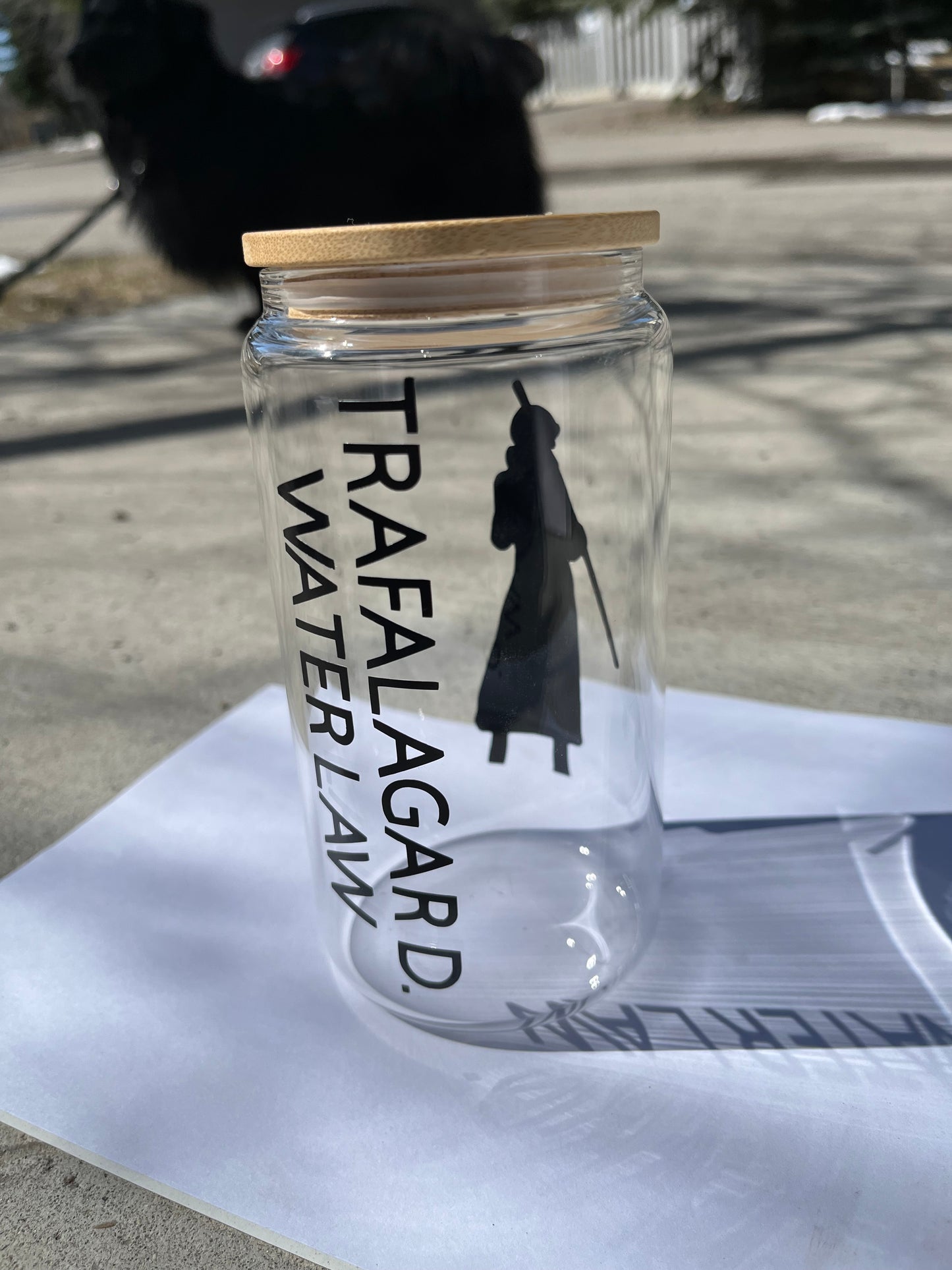 One Piece "Law" Glass Cup