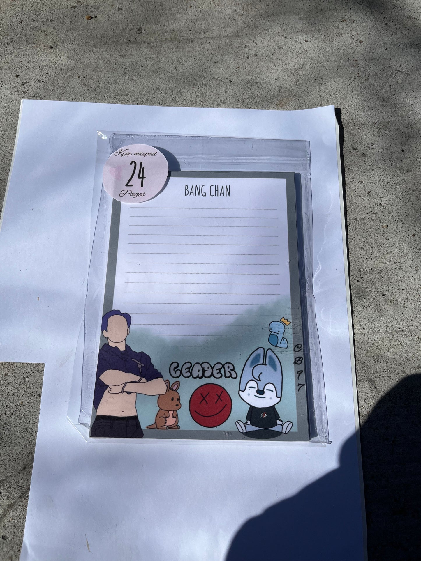 KPOP Bangchan Stray Kids Notepad