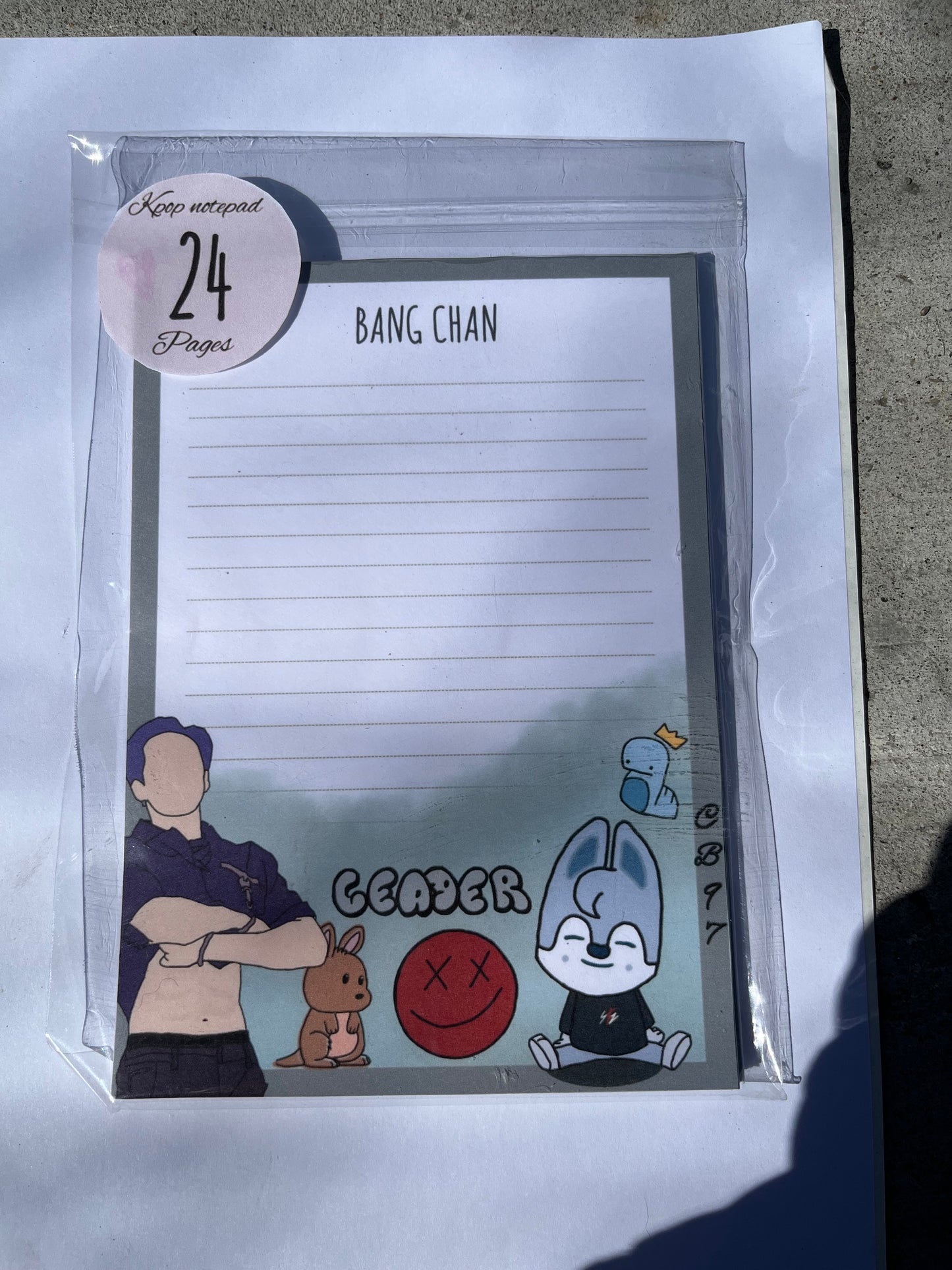 KPOP Bangchan Stray Kids Notepad