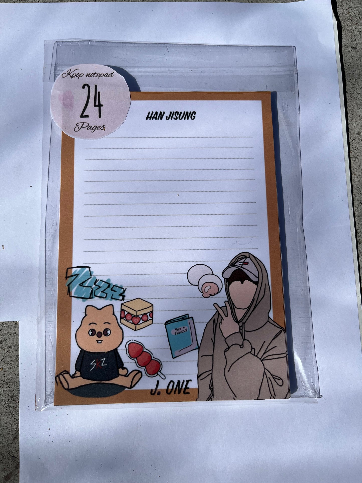 KPOP Han Stray Kids Notepad