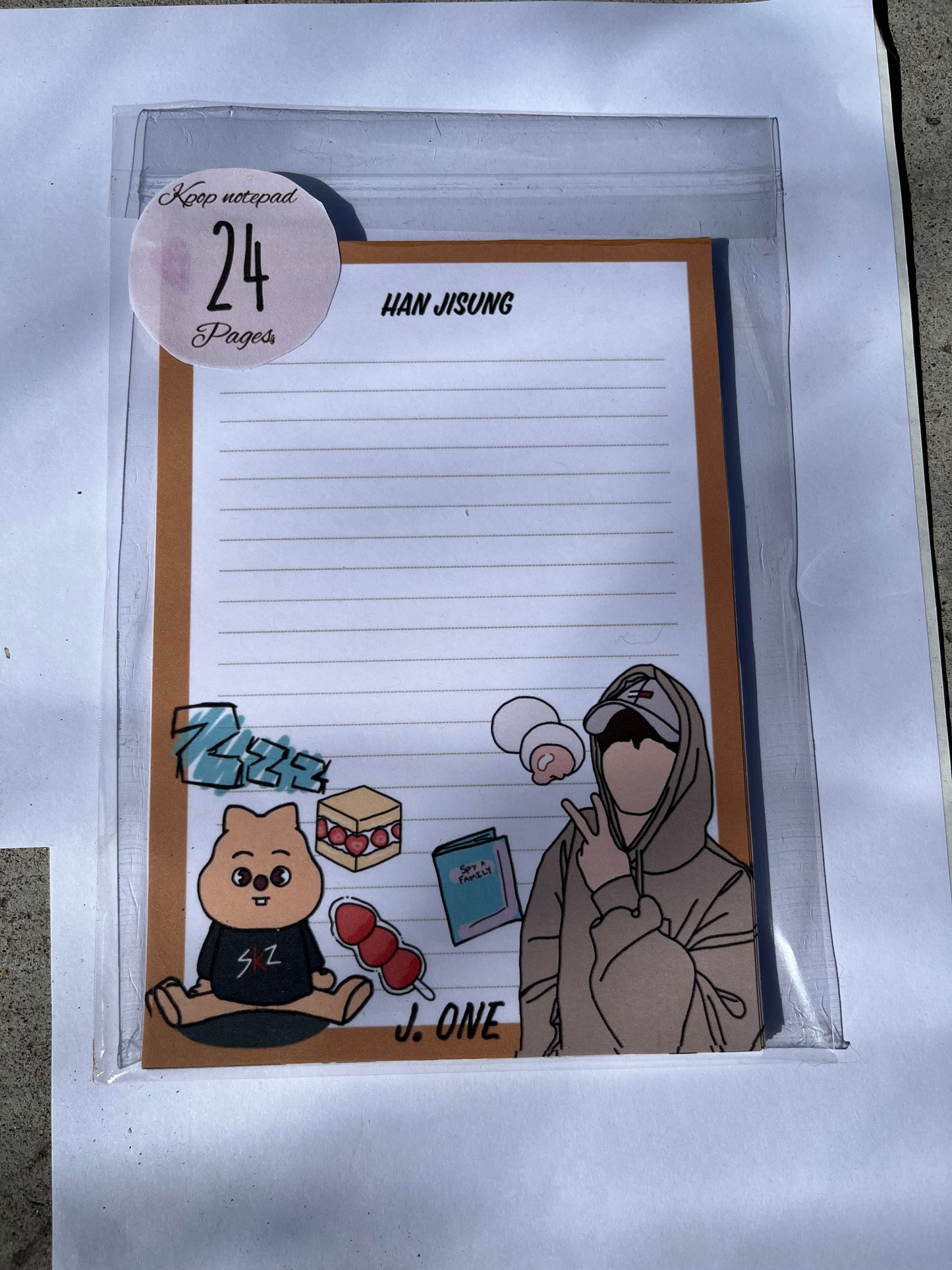 KPOP Han Stray Kids Notepad