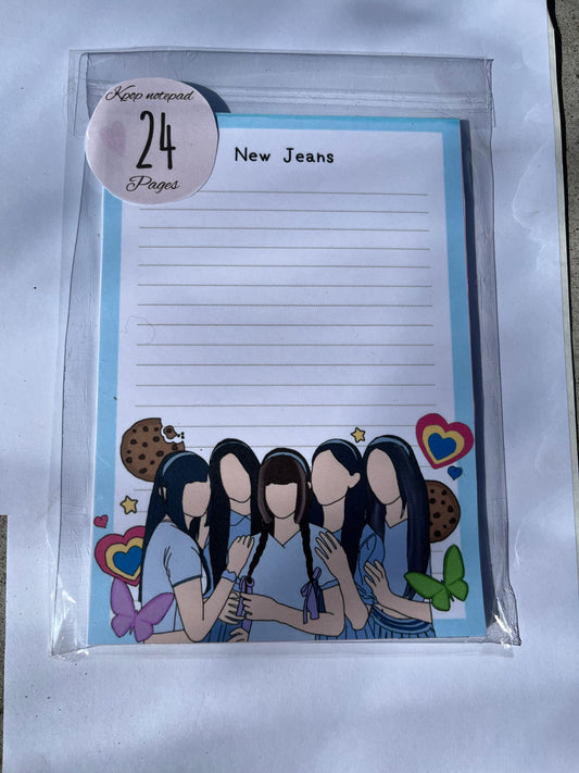 KPOP New Jeans Notepad
