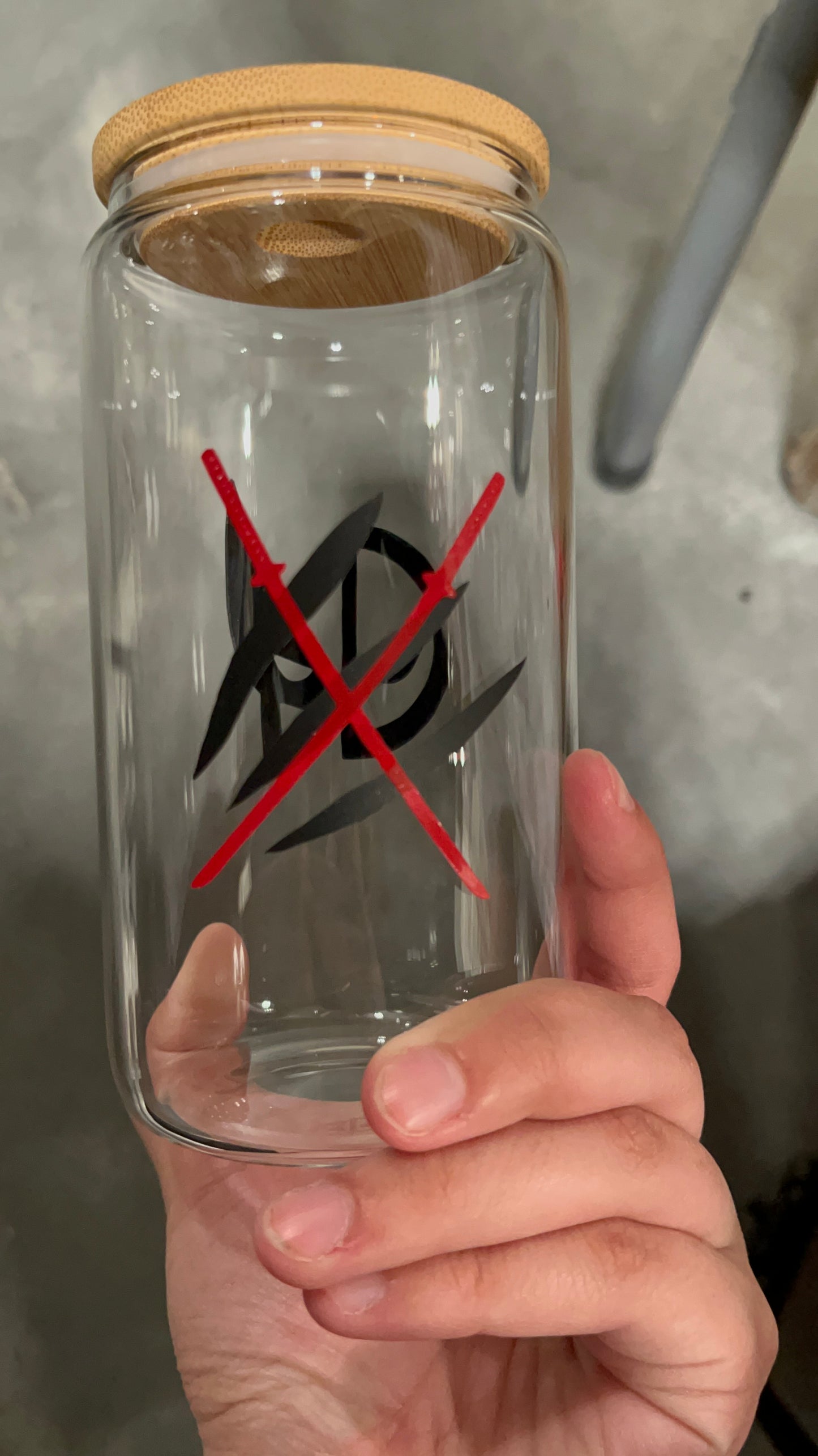 Deadpool and Wolverine Vinyl Glass Cup