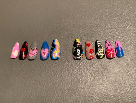 KPOP Stray Kids "Case 143" Press On Nails