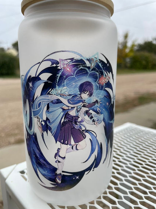 wander (scaramouche) from genshin printed cups