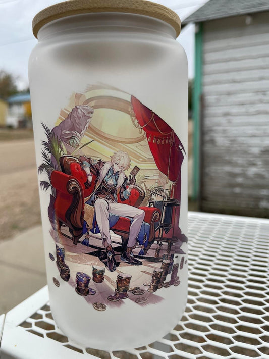 Aventurine from honkai star rail printed cups