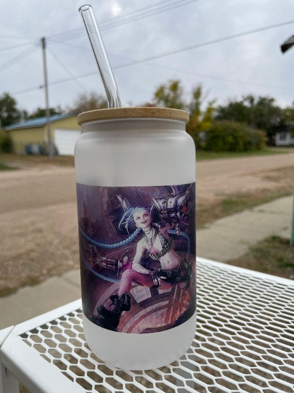 Jinx From League Of Legends Printed Cup