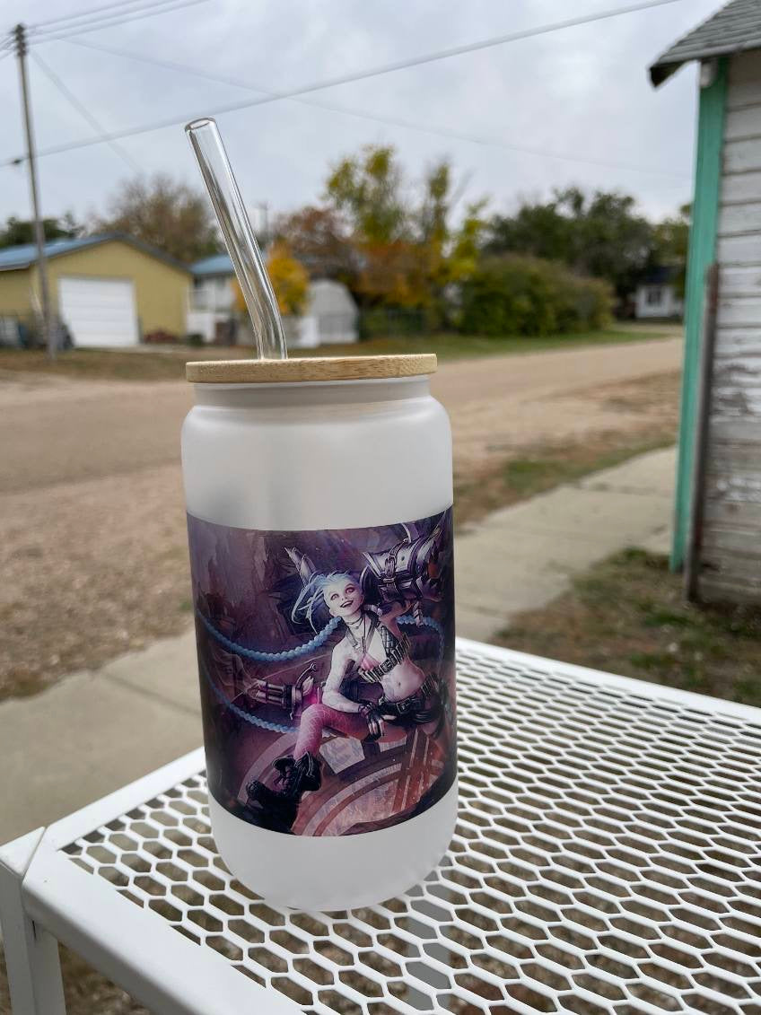 Jinx From League Of Legends Printed Cup