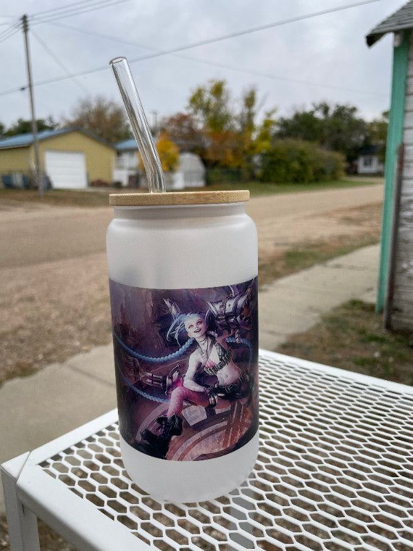 Jinx From League Of Legends Printed Cup