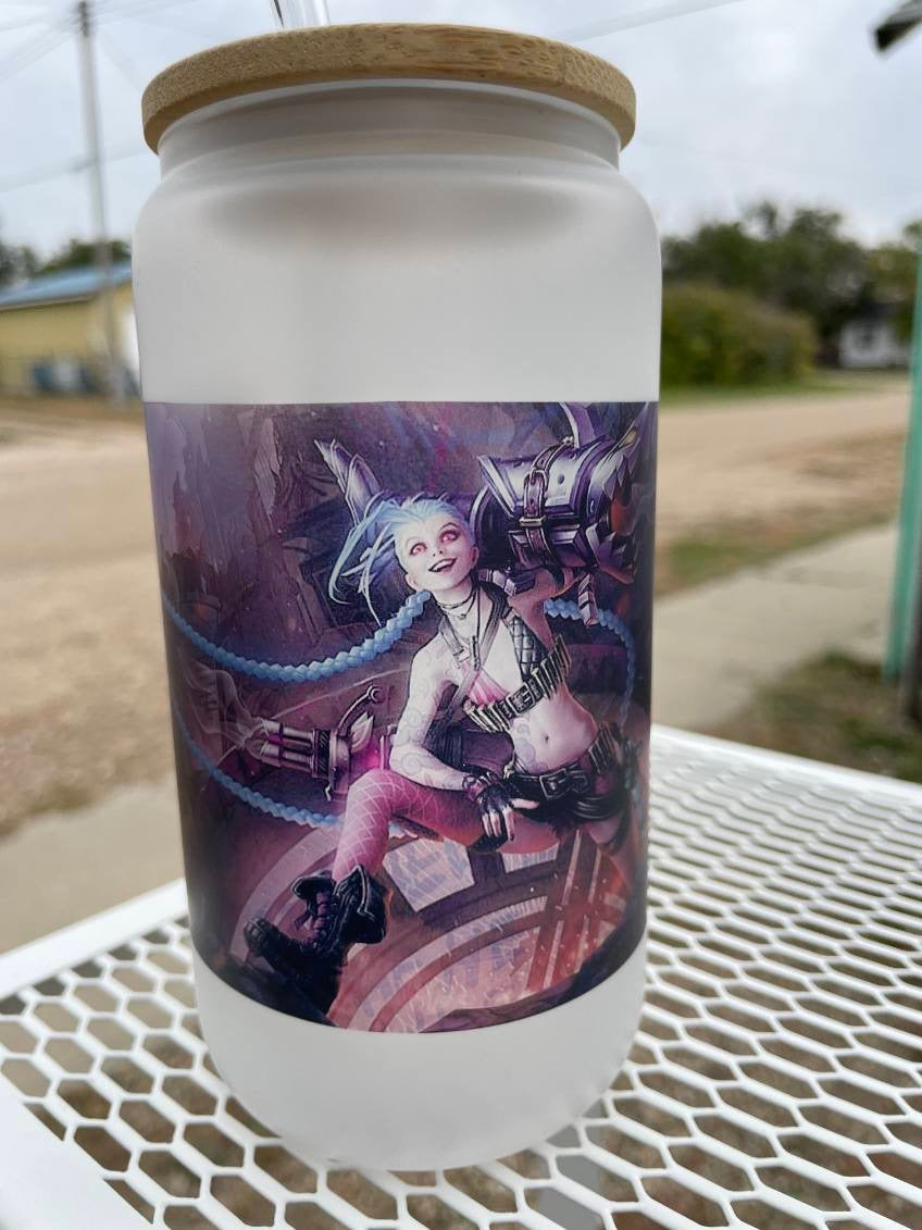 Jinx From League Of Legends Printed Cup
