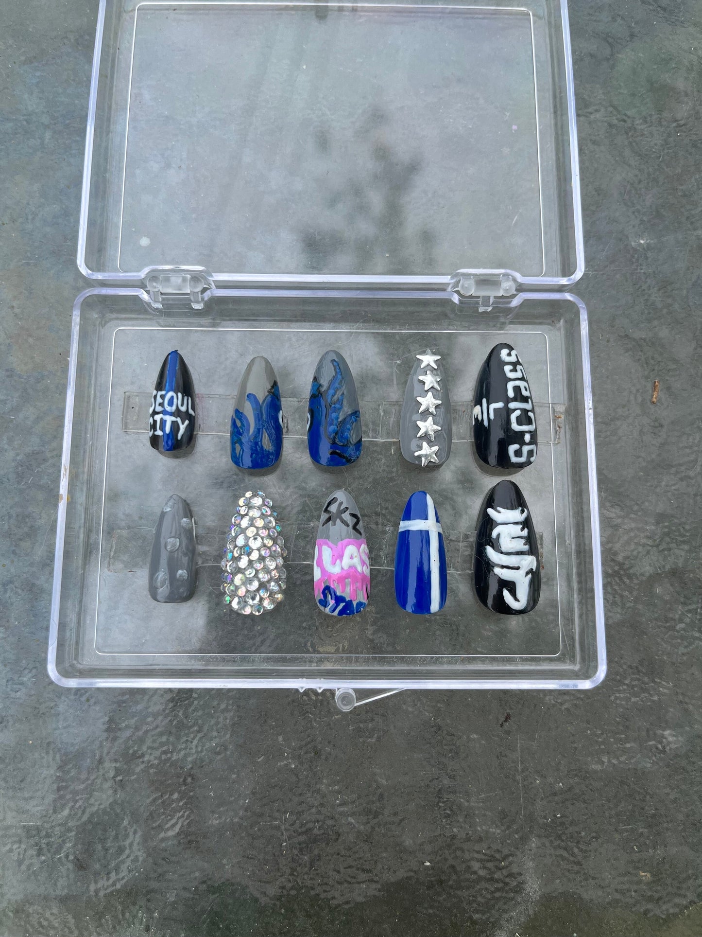 KPOP Stray Kids "S-Class" Press On Nails