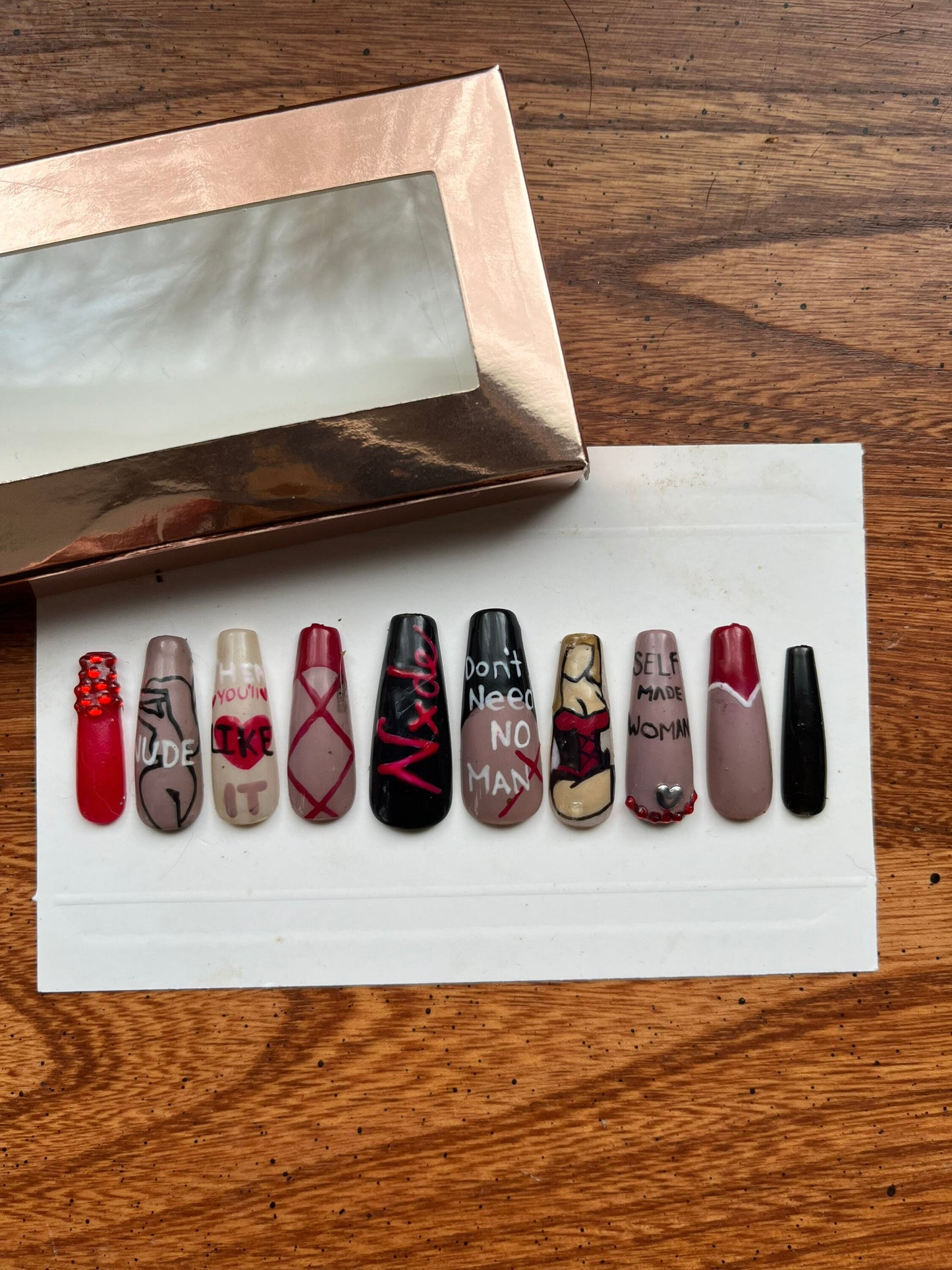 KPOP G-Idle "Nxde" Press On Nails