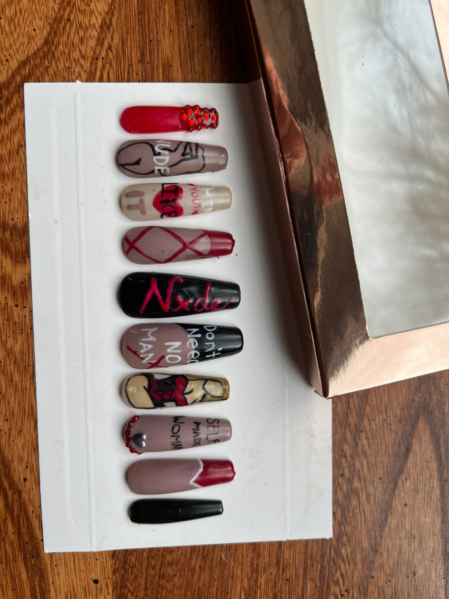KPOP G-Idle "Nxde" Press On Nails